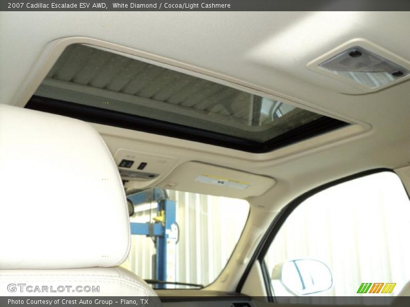 White Diamond / Cocoa/Light Cashmere 2007 Cadillac Escalade ESV AWD