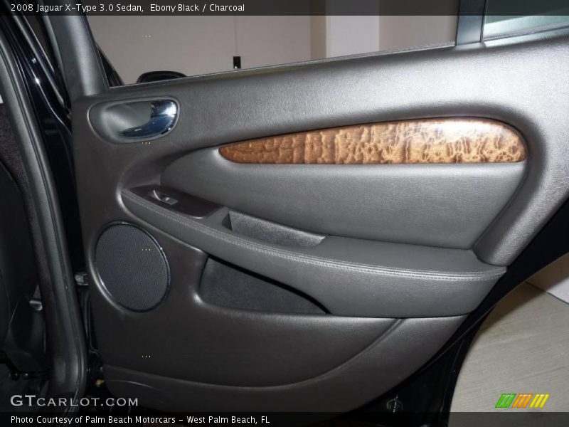 Ebony Black / Charcoal 2008 Jaguar X-Type 3.0 Sedan