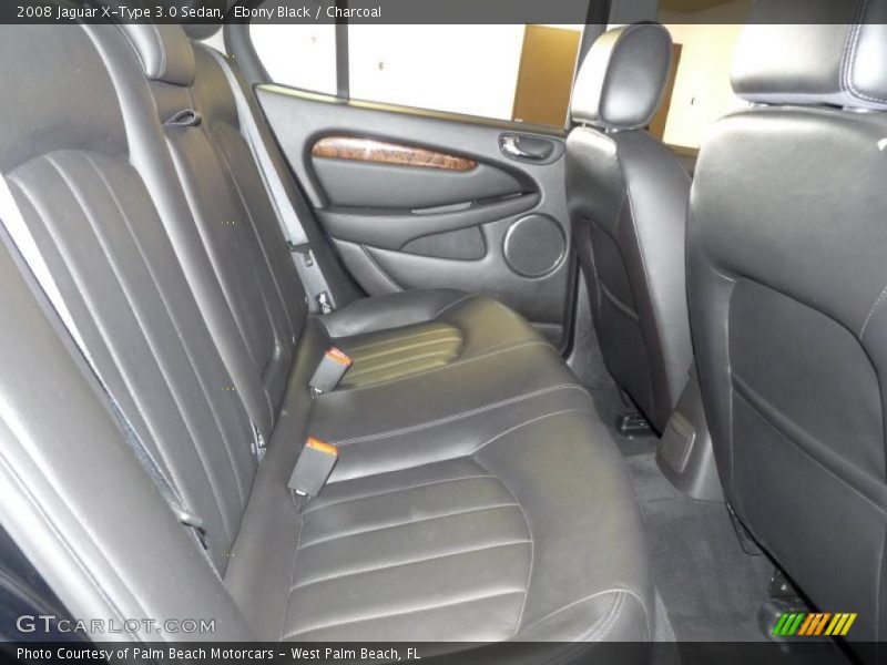 Ebony Black / Charcoal 2008 Jaguar X-Type 3.0 Sedan