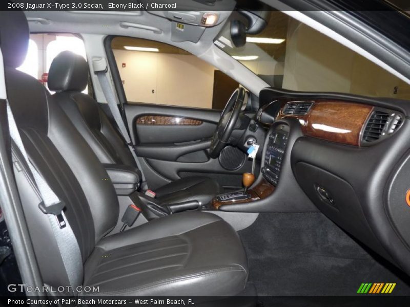 Ebony Black / Charcoal 2008 Jaguar X-Type 3.0 Sedan