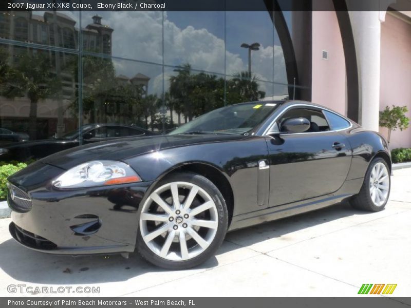 Ebony Black / Charcoal 2007 Jaguar XK XK8 Coupe