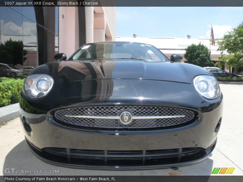 Ebony Black / Charcoal 2007 Jaguar XK XK8 Coupe