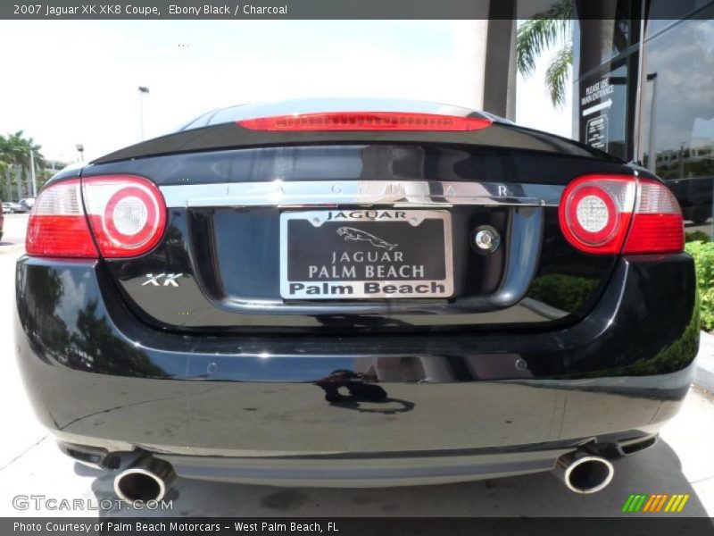 Ebony Black / Charcoal 2007 Jaguar XK XK8 Coupe