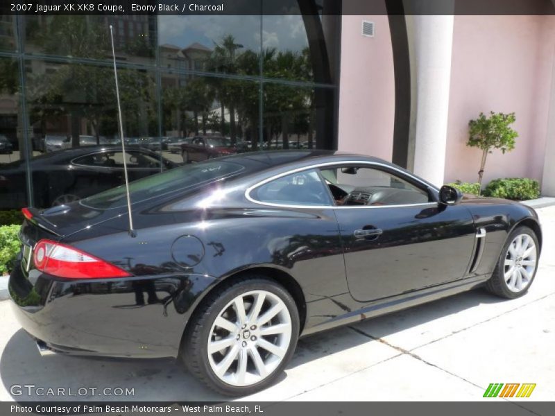Ebony Black / Charcoal 2007 Jaguar XK XK8 Coupe
