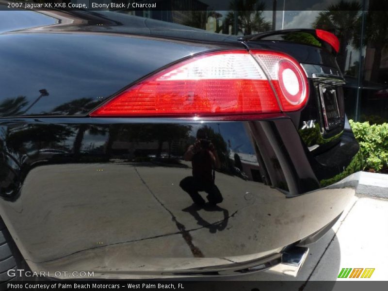 Ebony Black / Charcoal 2007 Jaguar XK XK8 Coupe