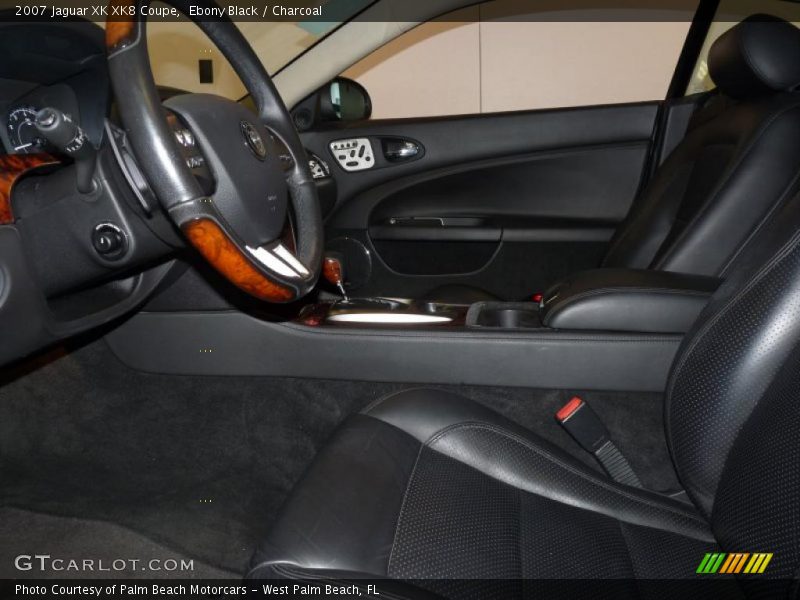 Ebony Black / Charcoal 2007 Jaguar XK XK8 Coupe