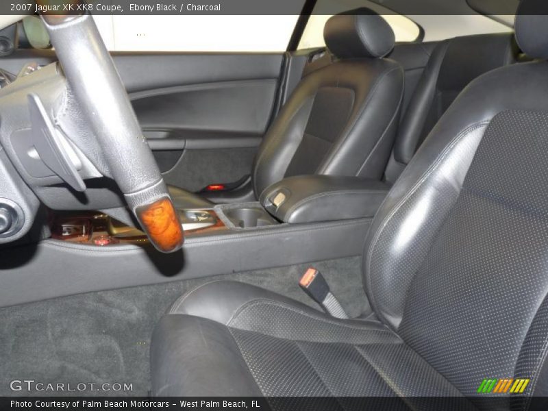 Ebony Black / Charcoal 2007 Jaguar XK XK8 Coupe