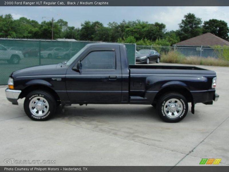 Black / Medium Graphite 2000 Ford Ranger XLT Regular Cab