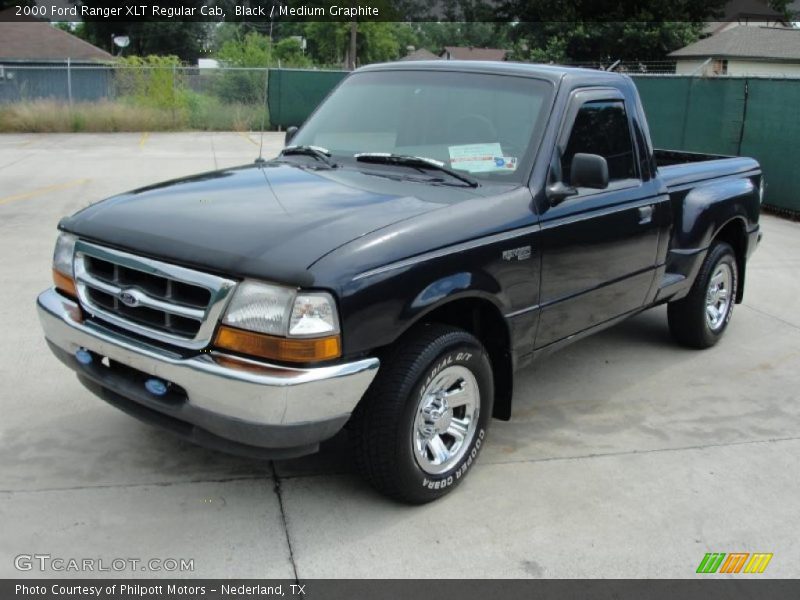 Black / Medium Graphite 2000 Ford Ranger XLT Regular Cab