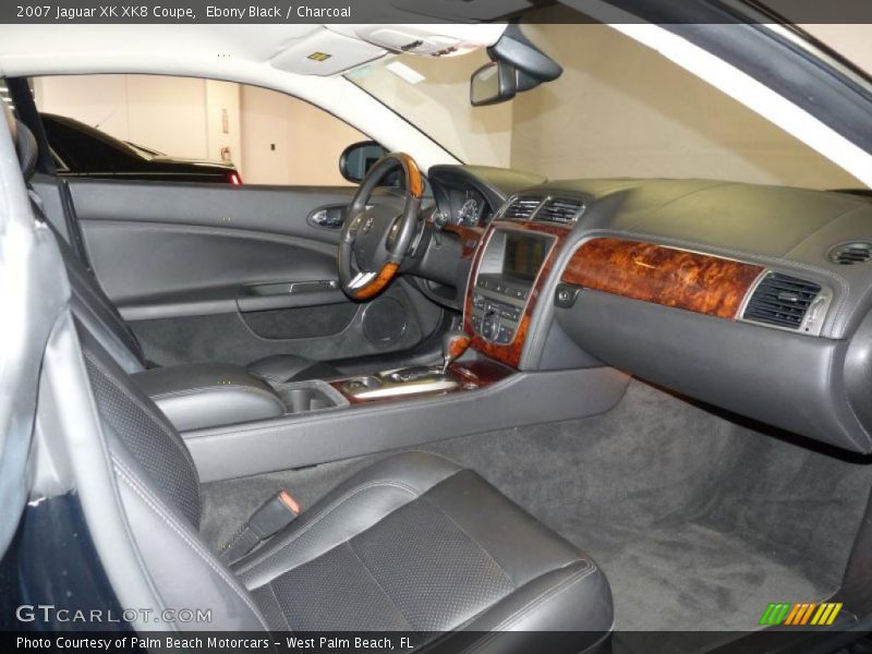 Ebony Black / Charcoal 2007 Jaguar XK XK8 Coupe