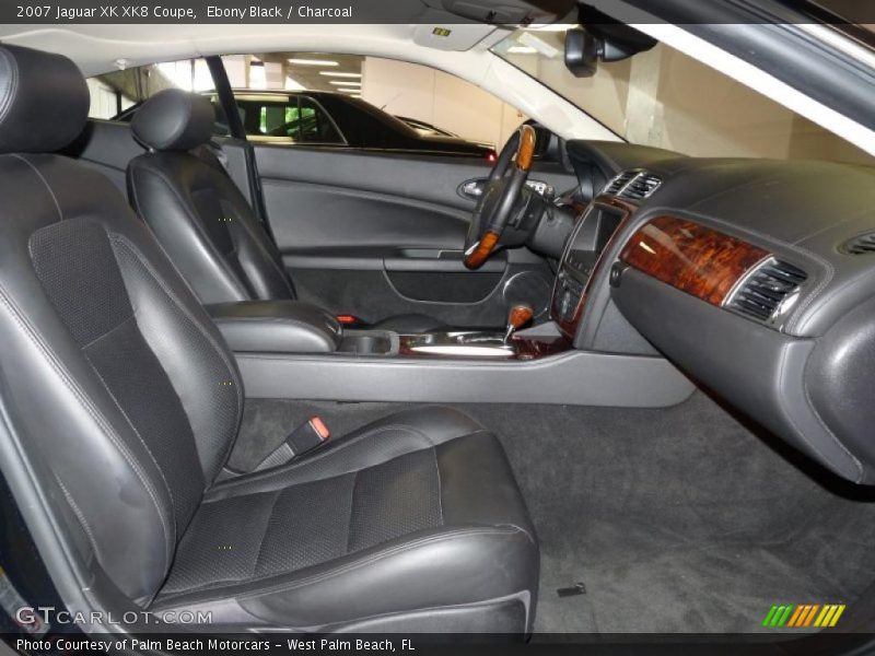Ebony Black / Charcoal 2007 Jaguar XK XK8 Coupe