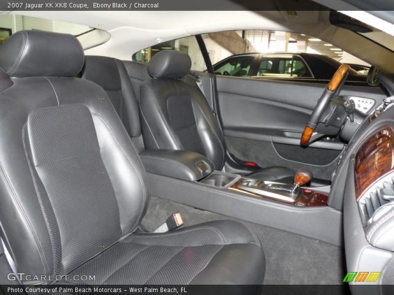 Ebony Black / Charcoal 2007 Jaguar XK XK8 Coupe