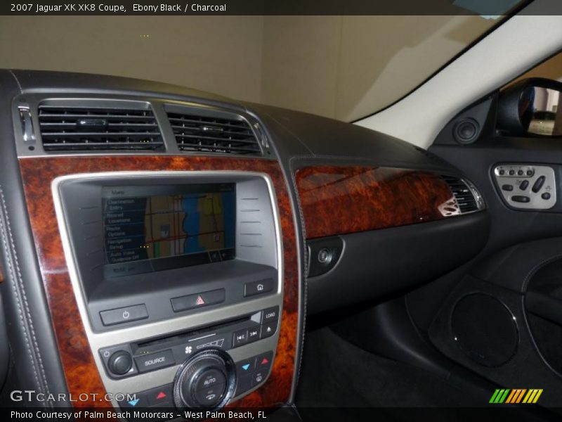 Ebony Black / Charcoal 2007 Jaguar XK XK8 Coupe