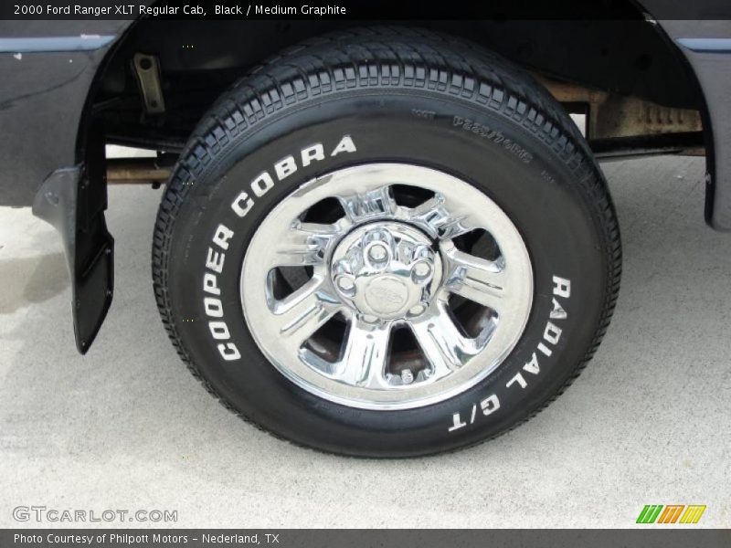 Black / Medium Graphite 2000 Ford Ranger XLT Regular Cab