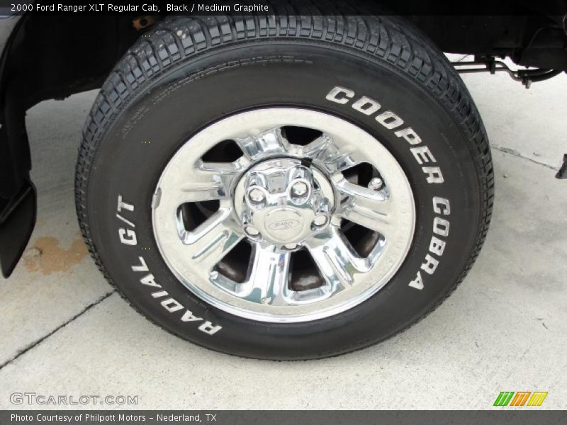 Black / Medium Graphite 2000 Ford Ranger XLT Regular Cab