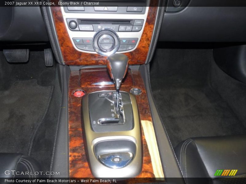 Ebony Black / Charcoal 2007 Jaguar XK XK8 Coupe