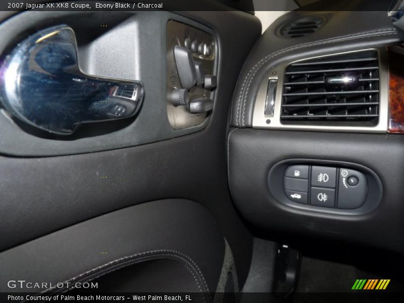 Ebony Black / Charcoal 2007 Jaguar XK XK8 Coupe