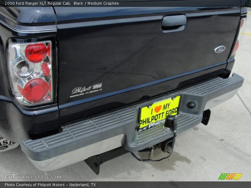 Black / Medium Graphite 2000 Ford Ranger XLT Regular Cab