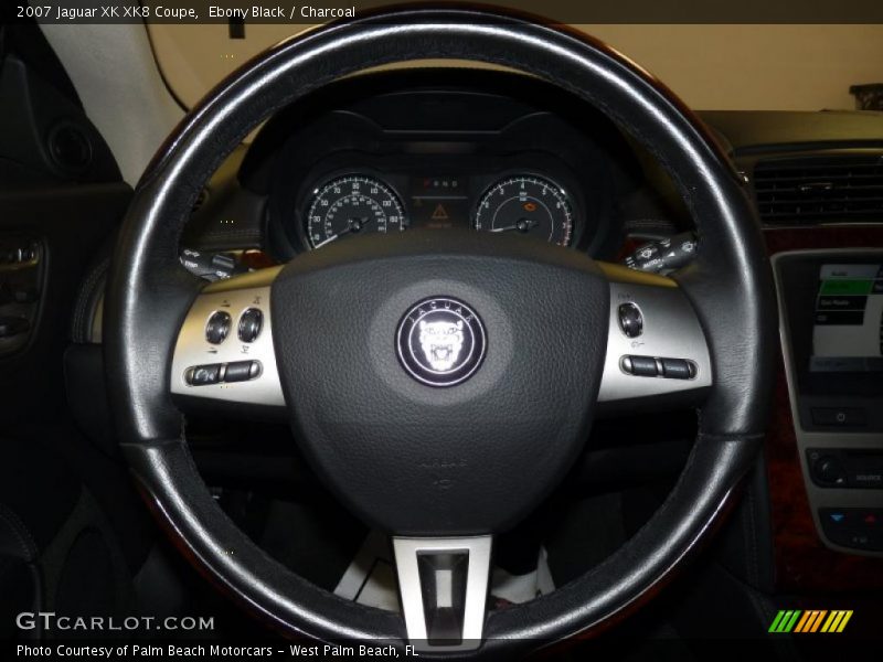 Ebony Black / Charcoal 2007 Jaguar XK XK8 Coupe