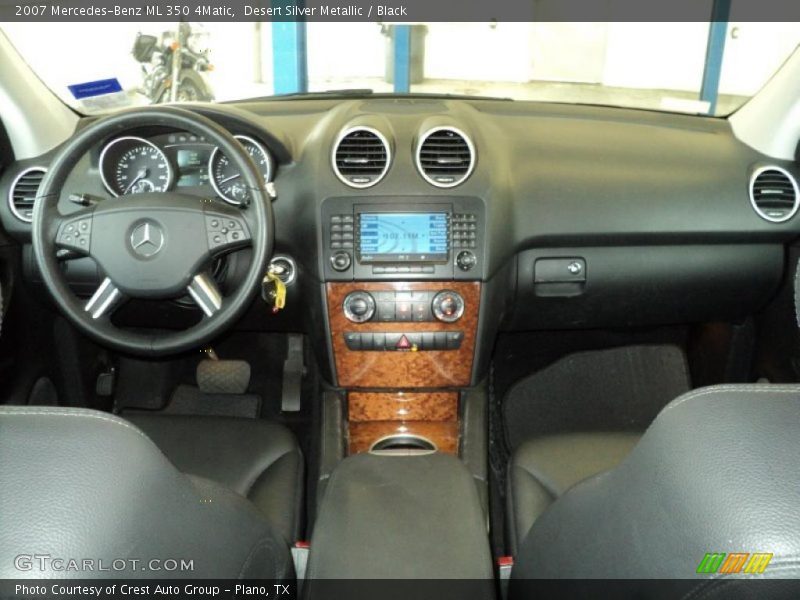 Desert Silver Metallic / Black 2007 Mercedes-Benz ML 350 4Matic