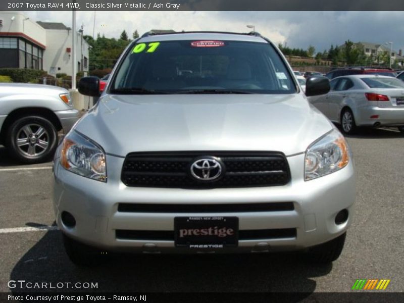 Classic Silver Metallic / Ash Gray 2007 Toyota RAV4 4WD