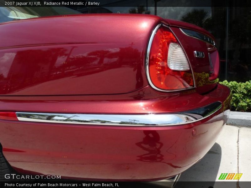 Radiance Red Metallic / Barley 2007 Jaguar XJ XJ8