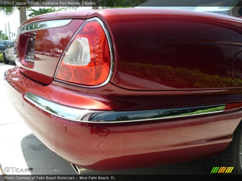 Radiance Red Metallic / Barley 2007 Jaguar XJ XJ8