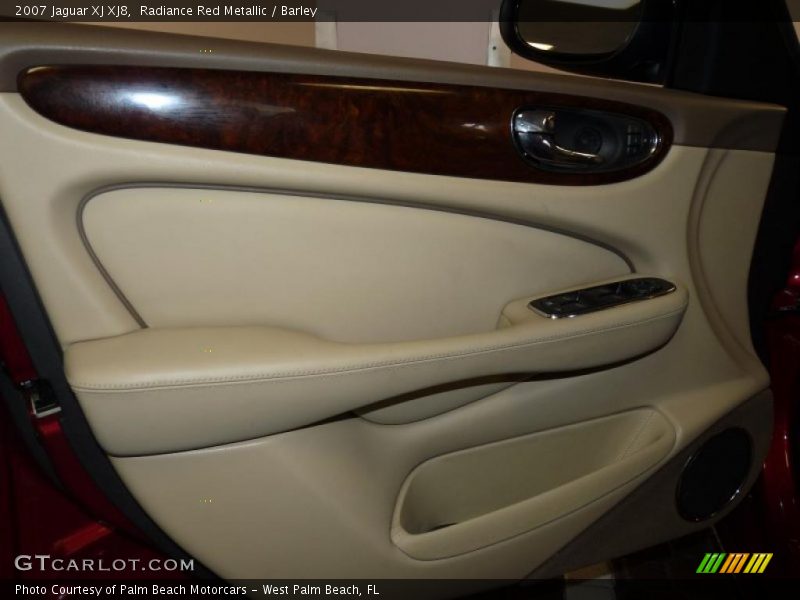 Radiance Red Metallic / Barley 2007 Jaguar XJ XJ8