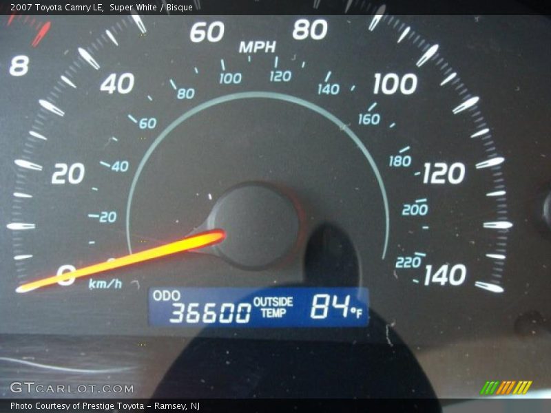 Super White / Bisque 2007 Toyota Camry LE