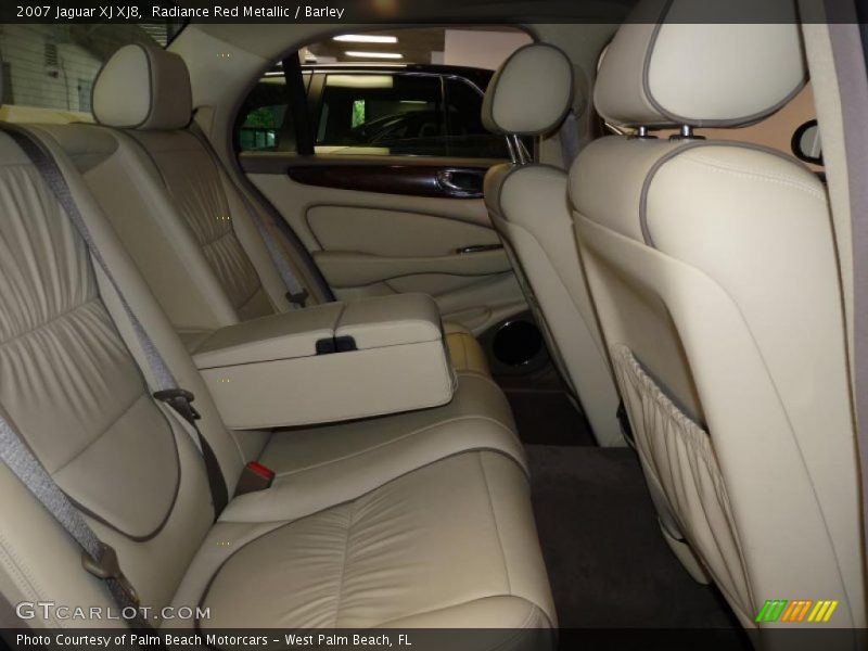 Radiance Red Metallic / Barley 2007 Jaguar XJ XJ8