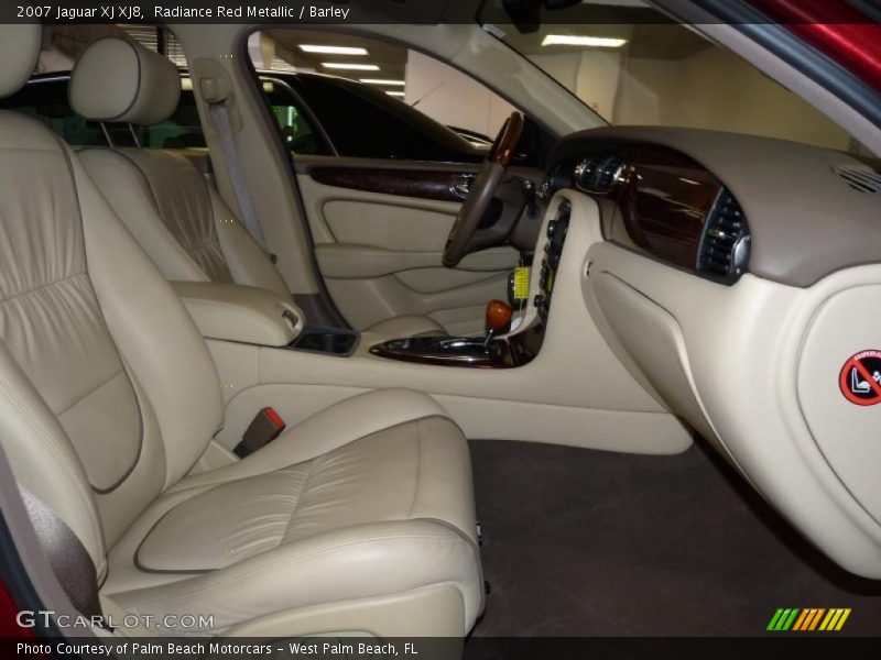 Radiance Red Metallic / Barley 2007 Jaguar XJ XJ8