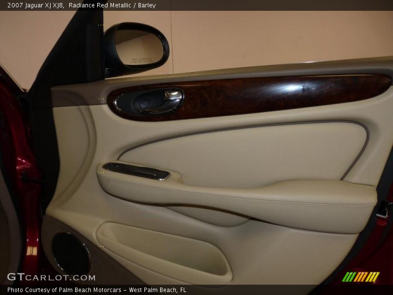 Radiance Red Metallic / Barley 2007 Jaguar XJ XJ8