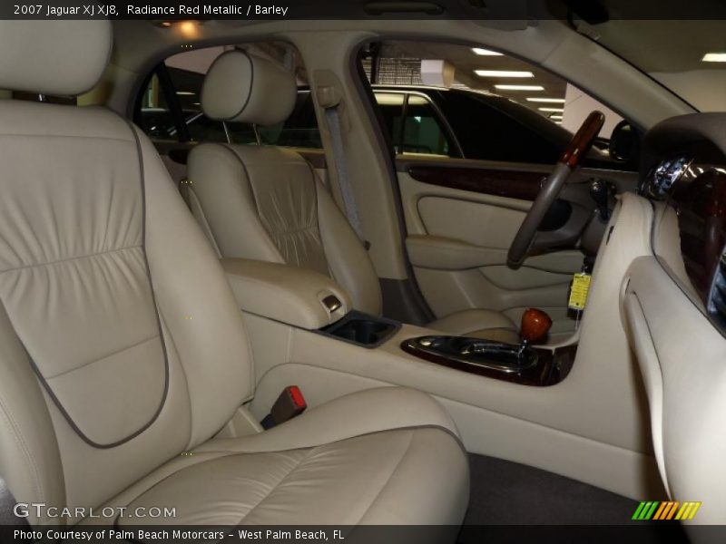 Radiance Red Metallic / Barley 2007 Jaguar XJ XJ8