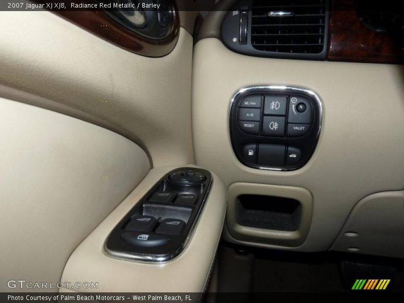 Radiance Red Metallic / Barley 2007 Jaguar XJ XJ8