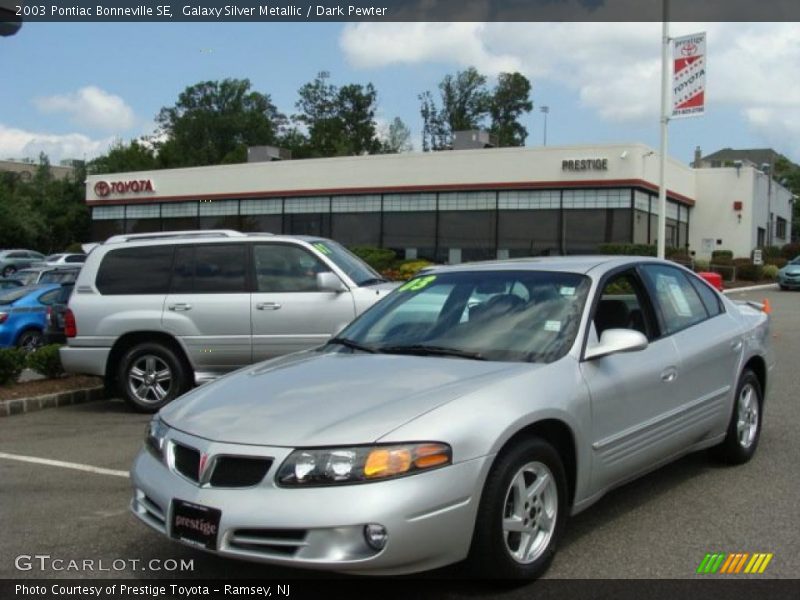 Galaxy Silver Metallic / Dark Pewter 2003 Pontiac Bonneville SE