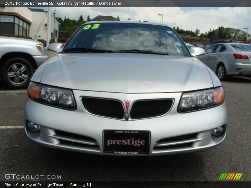 Galaxy Silver Metallic / Dark Pewter 2003 Pontiac Bonneville SE