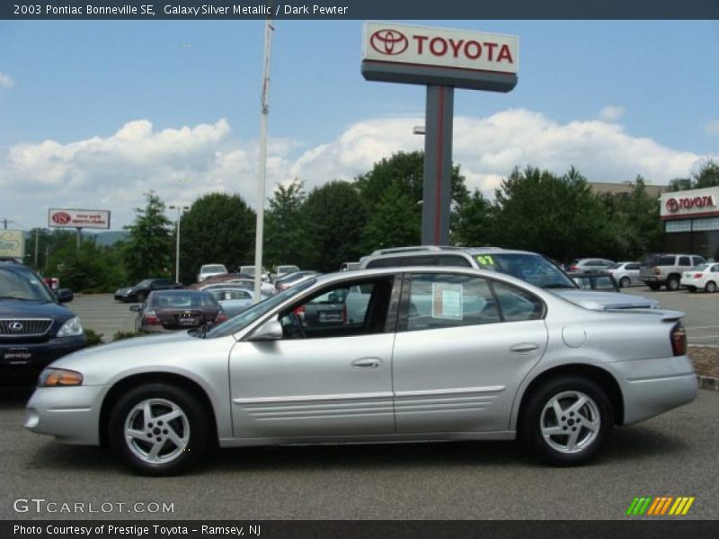 Galaxy Silver Metallic / Dark Pewter 2003 Pontiac Bonneville SE