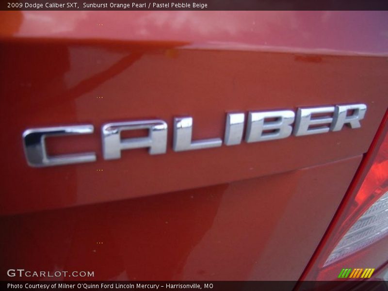 Sunburst Orange Pearl / Pastel Pebble Beige 2009 Dodge Caliber SXT