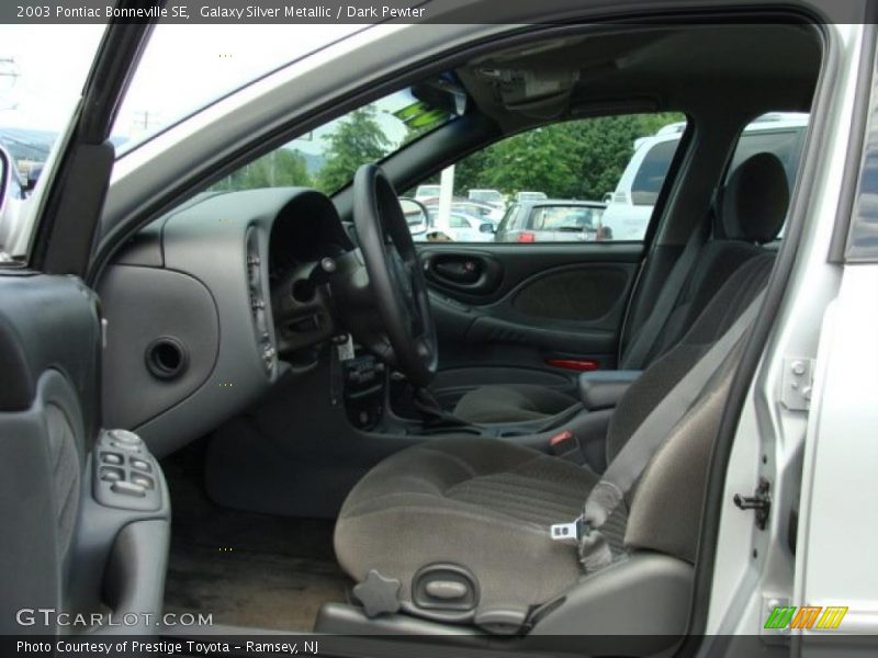 Galaxy Silver Metallic / Dark Pewter 2003 Pontiac Bonneville SE