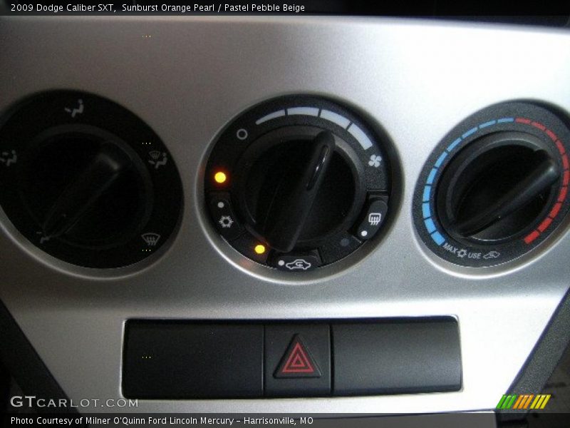 Sunburst Orange Pearl / Pastel Pebble Beige 2009 Dodge Caliber SXT