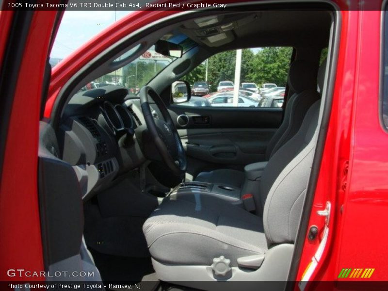 Radiant Red / Graphite Gray 2005 Toyota Tacoma V6 TRD Double Cab 4x4