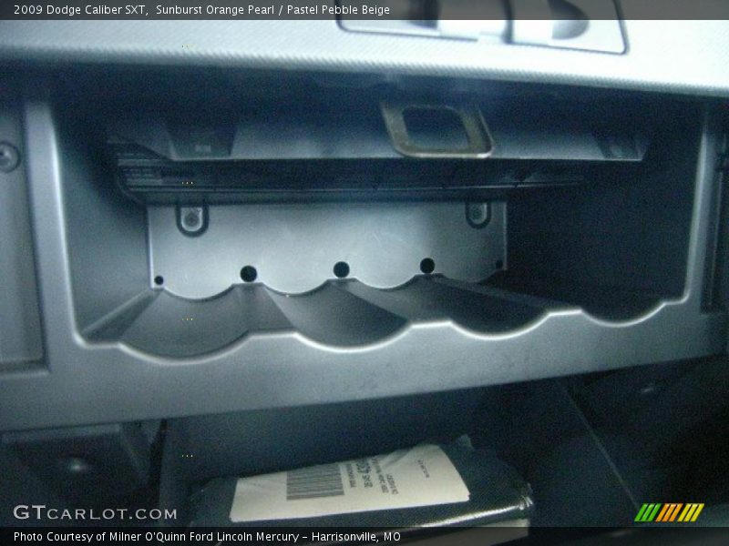 Sunburst Orange Pearl / Pastel Pebble Beige 2009 Dodge Caliber SXT