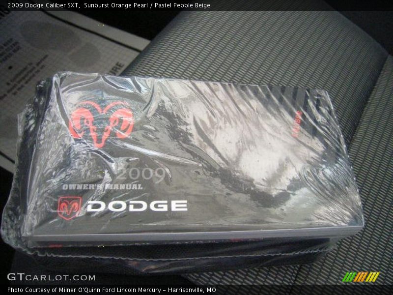 Sunburst Orange Pearl / Pastel Pebble Beige 2009 Dodge Caliber SXT