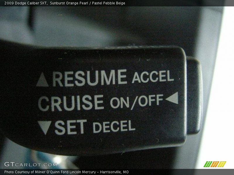 Sunburst Orange Pearl / Pastel Pebble Beige 2009 Dodge Caliber SXT