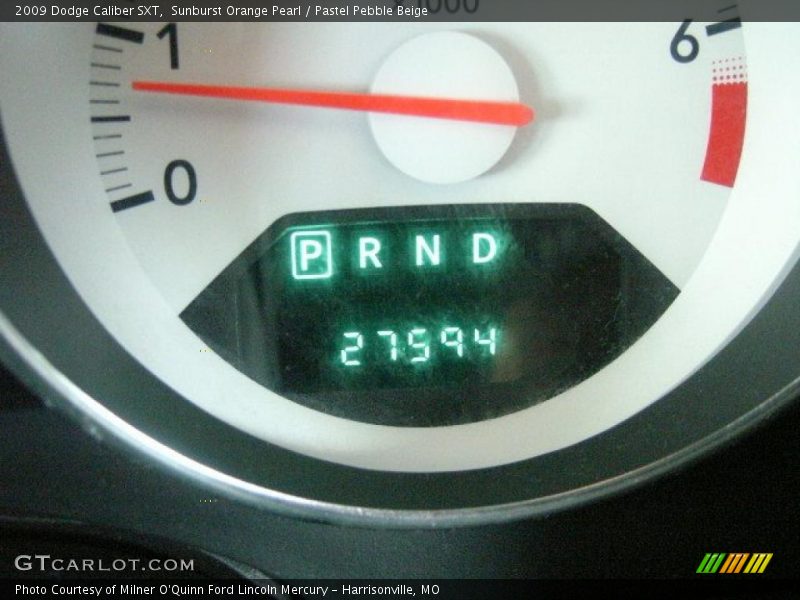 Sunburst Orange Pearl / Pastel Pebble Beige 2009 Dodge Caliber SXT