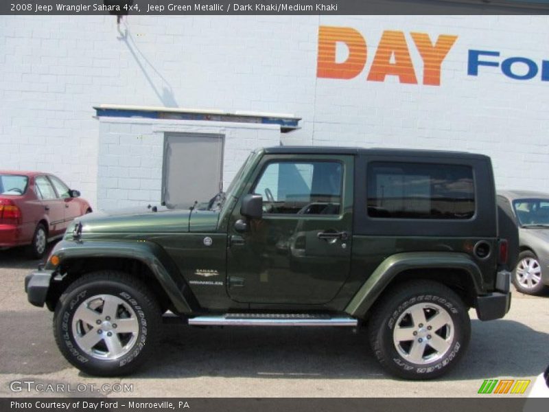 Jeep Green Metallic / Dark Khaki/Medium Khaki 2008 Jeep Wrangler Sahara 4x4
