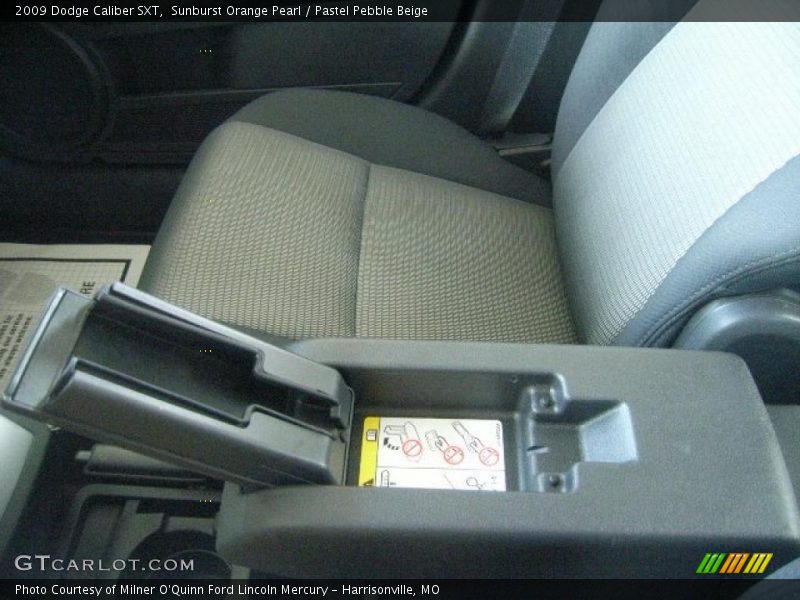 Sunburst Orange Pearl / Pastel Pebble Beige 2009 Dodge Caliber SXT