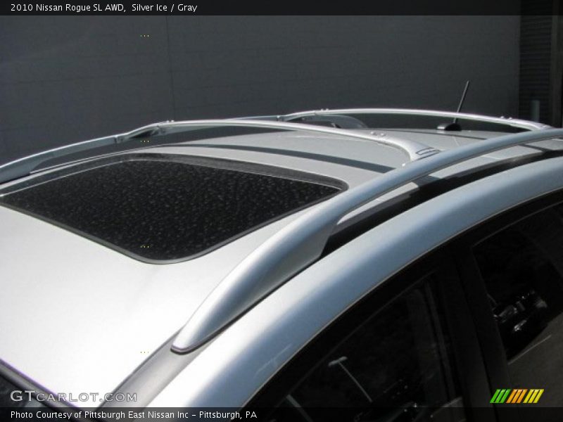 Silver Ice / Gray 2010 Nissan Rogue SL AWD