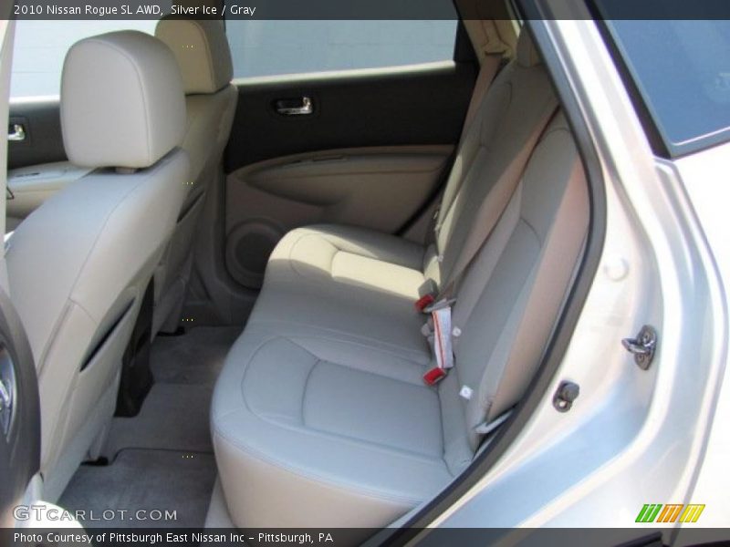 Silver Ice / Gray 2010 Nissan Rogue SL AWD