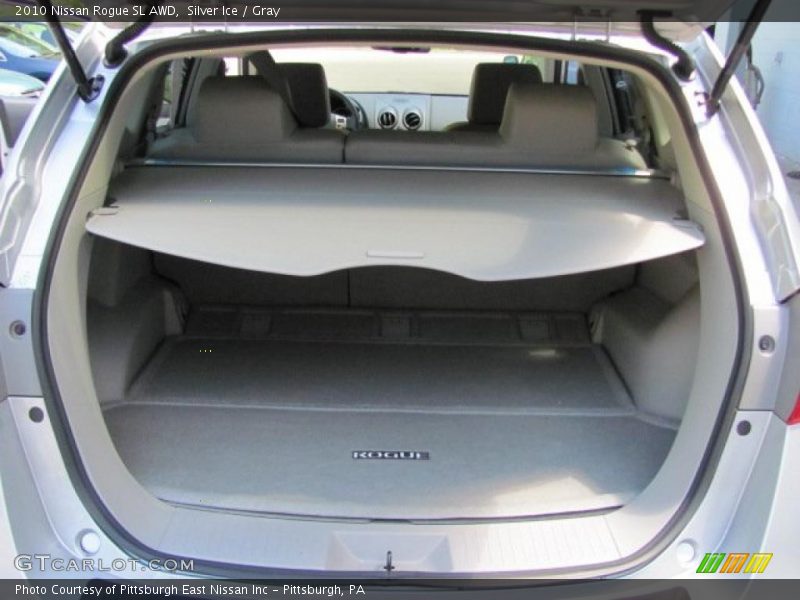 Silver Ice / Gray 2010 Nissan Rogue SL AWD